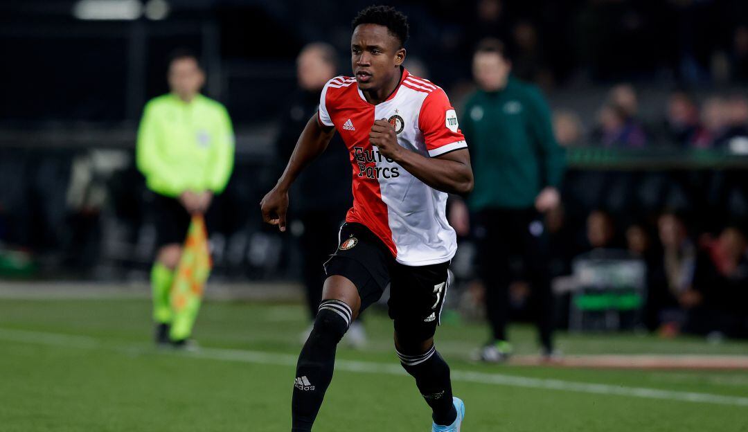 Luis Sinisterra, futbolista colombiano del Feyenoord pretendido por varios equipos de Europa