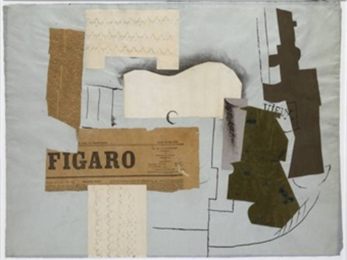 Una muestra investiga los antecedentes del 'collage' en Picasso