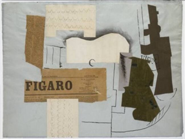 Una muestra investiga los antecedentes del 'collage' en Picasso