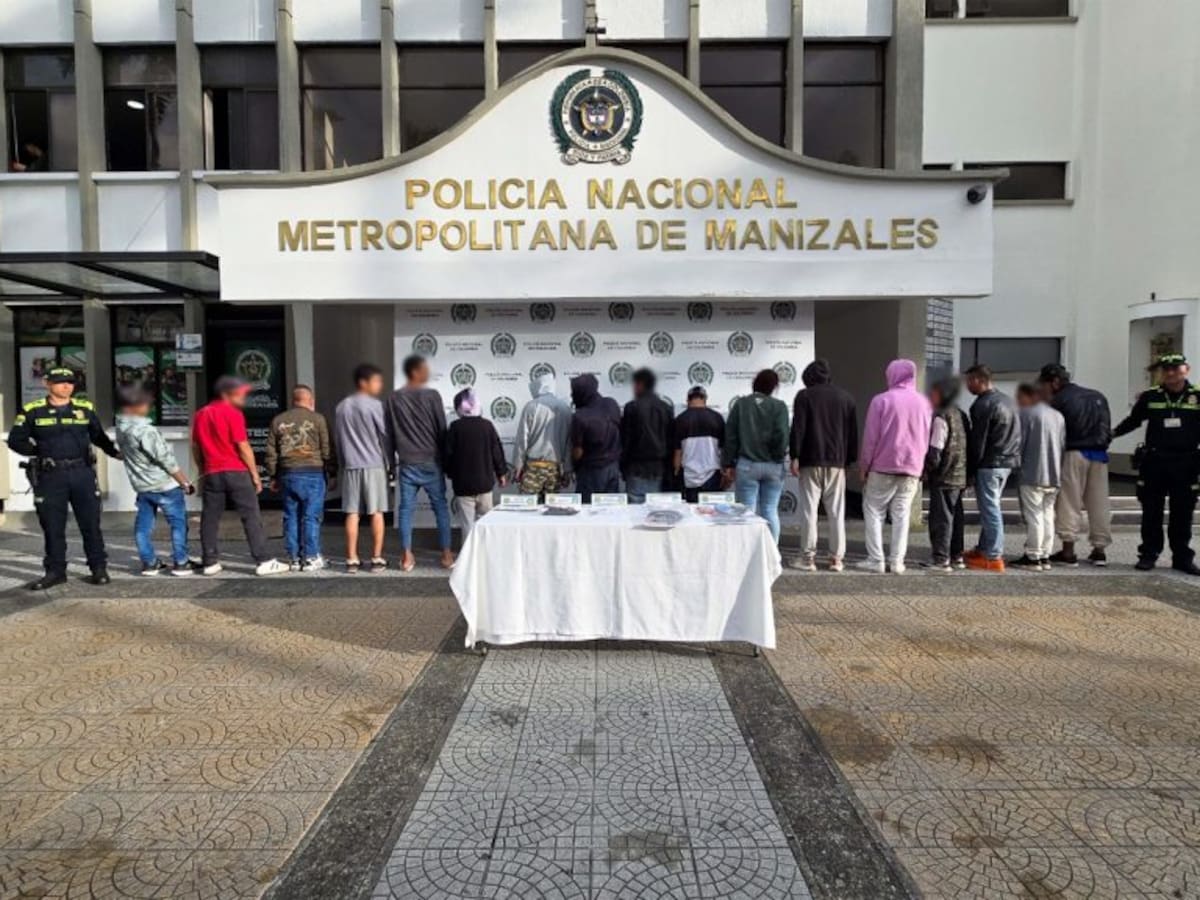 Autoridades desarticulan banda de 21 personas dedicada al tráfico de estupefacientes en Manizales