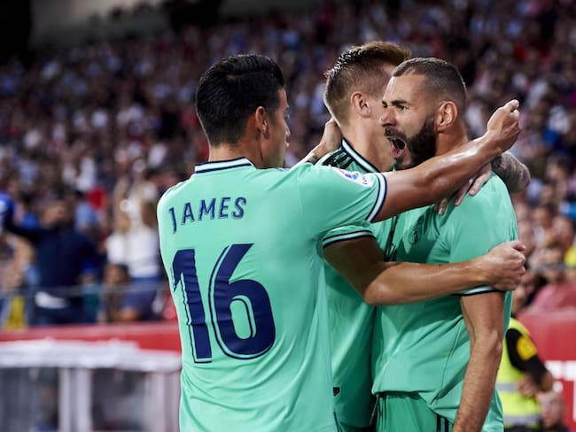 Con James, Real Madrid se suma a la parte alta de la tabla de la Liga