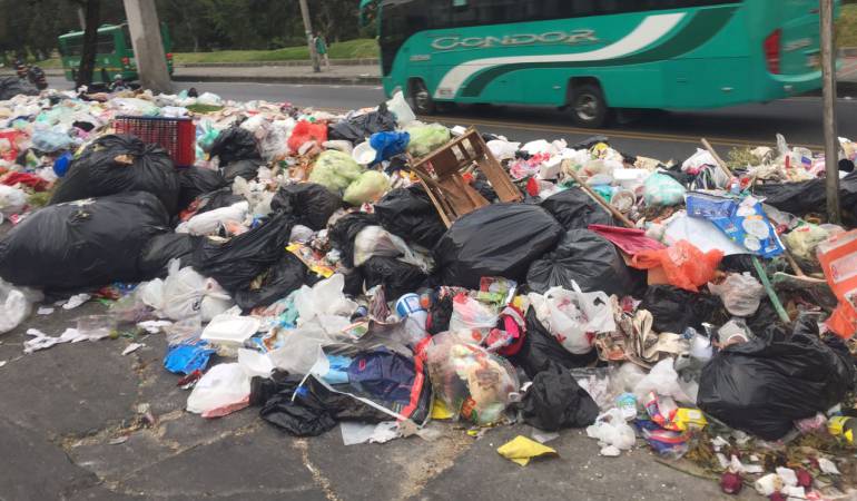 Basura en Bogotá