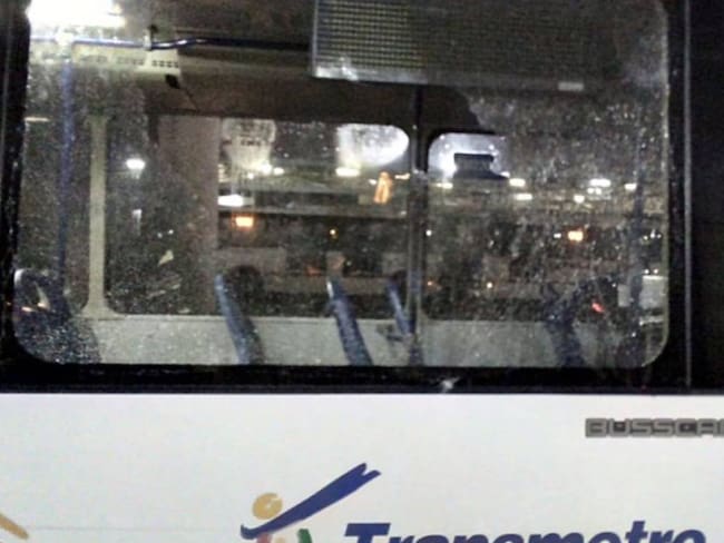 102 buses de Transmetro han sido vandalizados durante este año