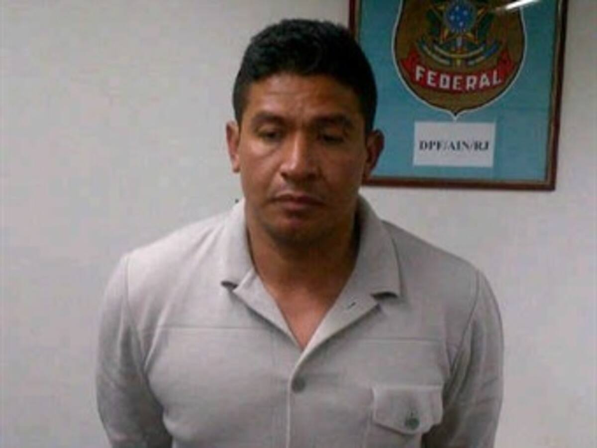 Autoridades de Brasil alistan deportación de alias ‘El Indio’