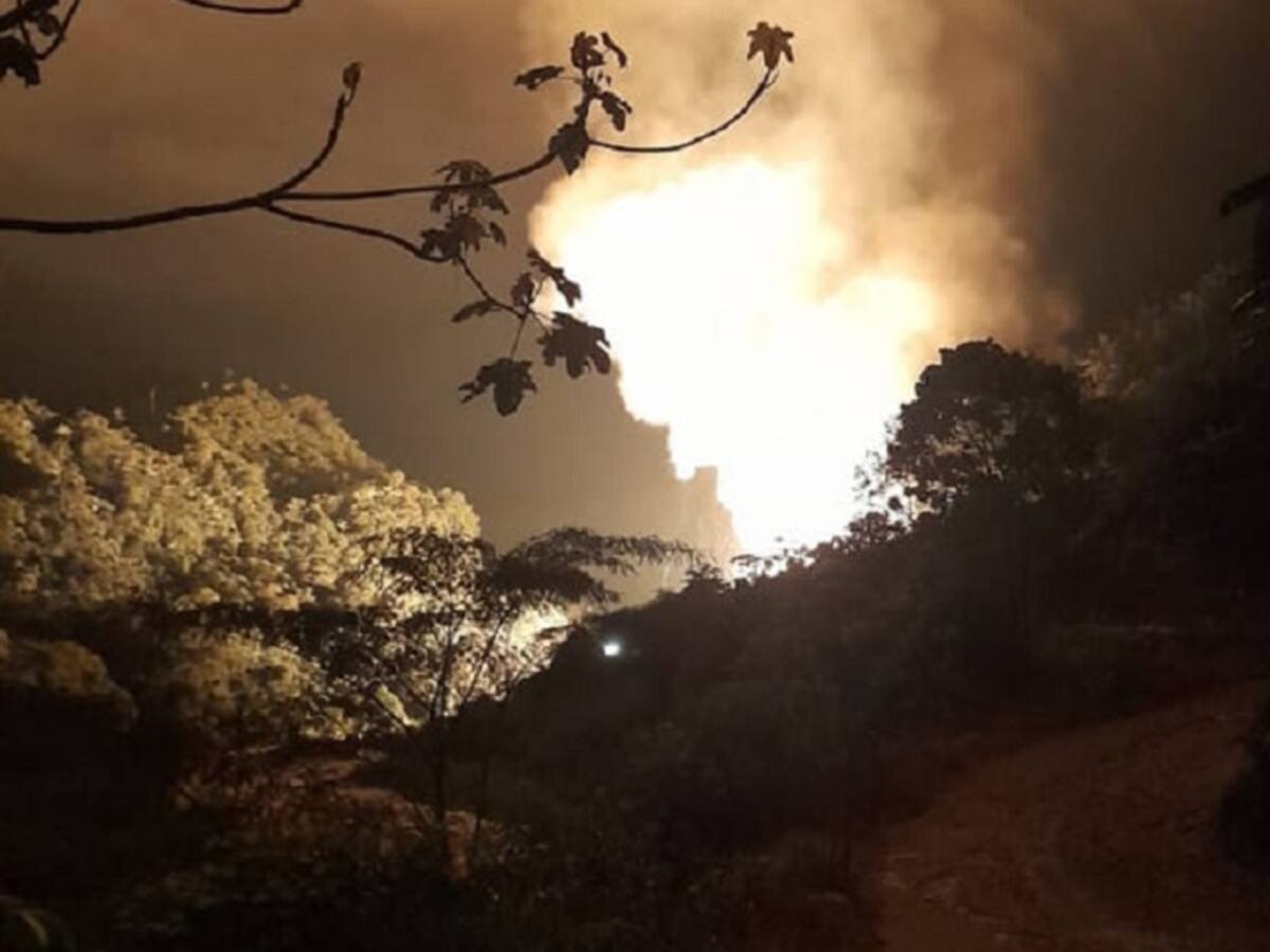 Explosión en gasoducto en zona rural de Toledo