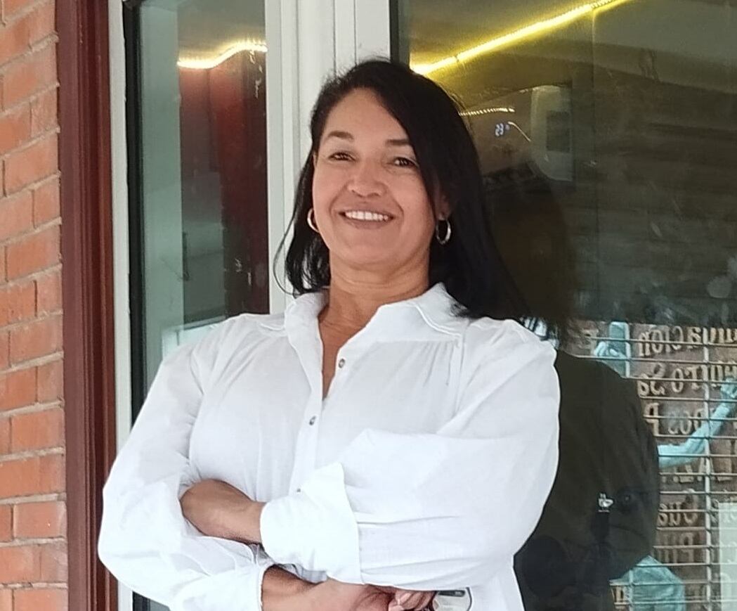 Tomada de las redes sociales de la candidata