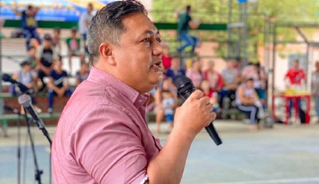Alcalde del municipio de Tibú, Nelson Leal 