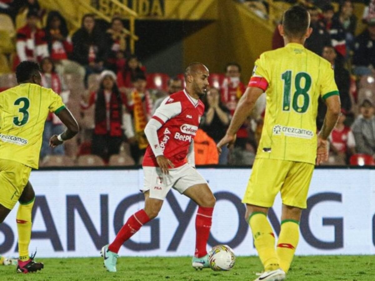 Santa Fe no puede con Bucaramanga en el inicio de la Fase III en Copa Colombia