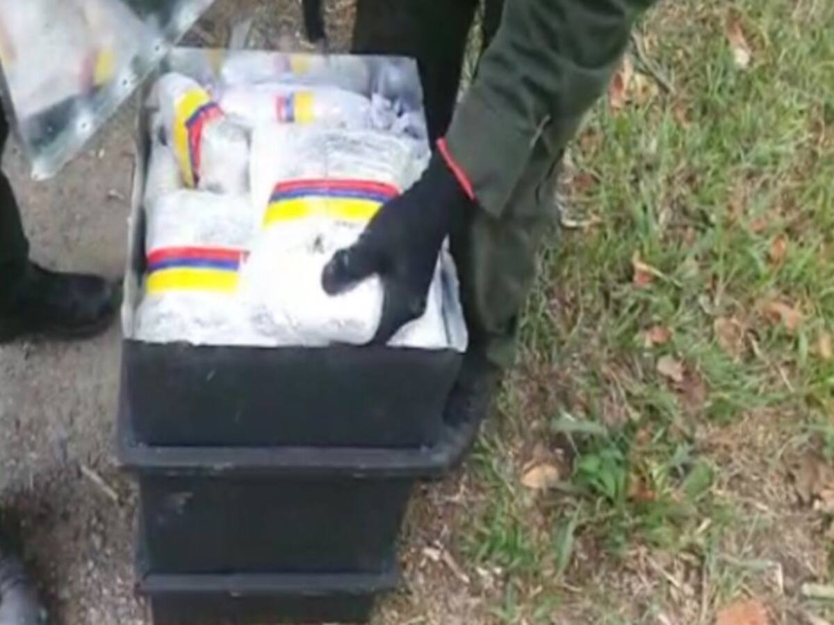 Marihuana avaluada en 60 millones de pesos fue incautada en vías de Caldas