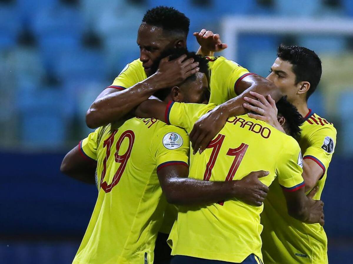Copa América: Rueda de prensa de los jugadores de la Selección Colombia
