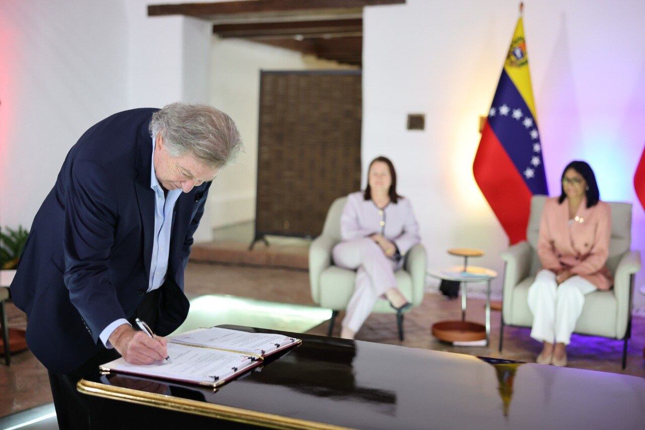 Jaime Gilinski. Foto: Presidencia de Venezuela. 