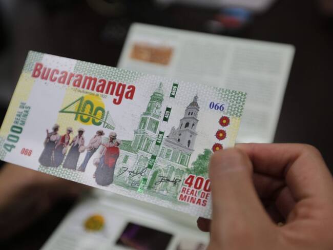 Bucaramanga tiene billete que conmemora sus 400 años