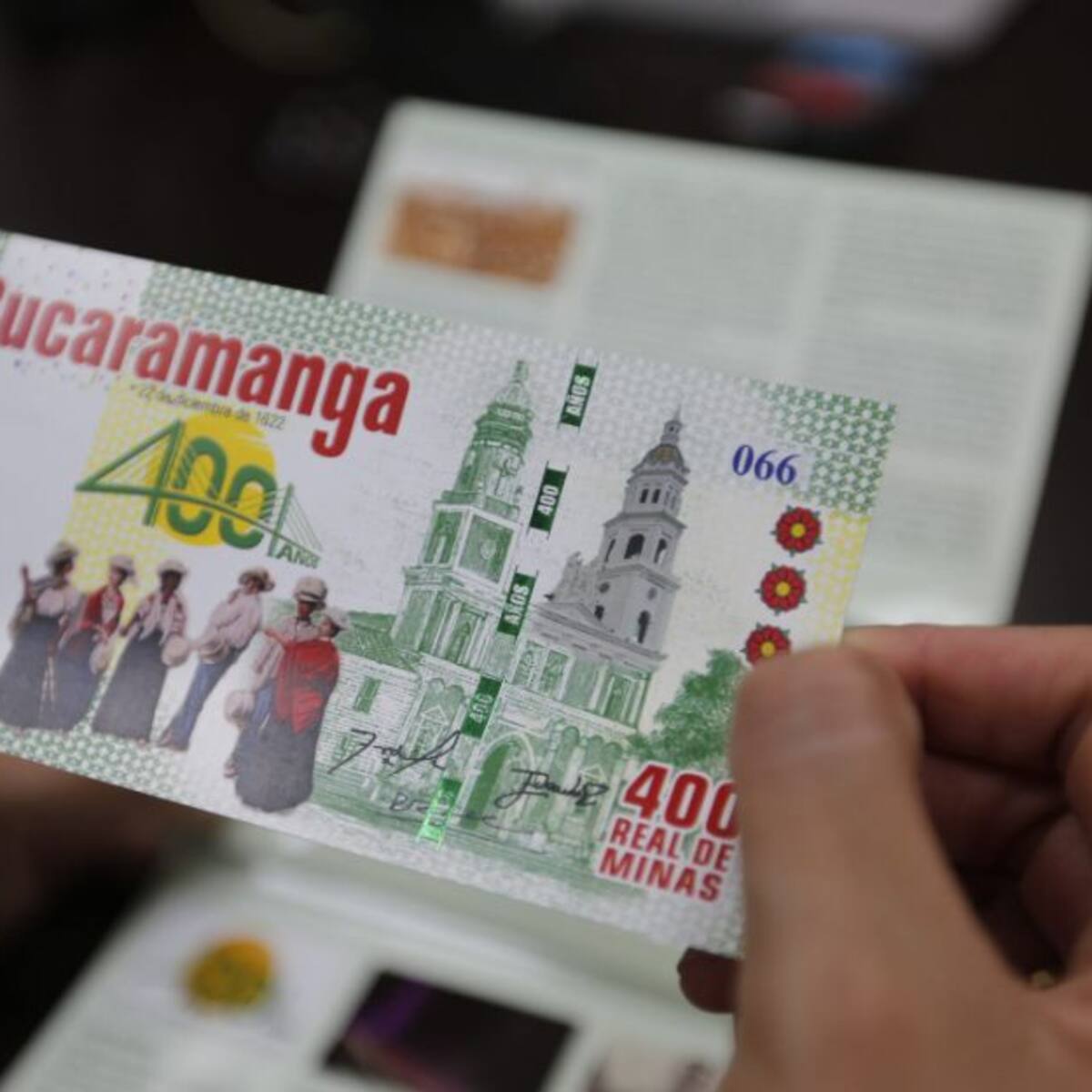 Billete conmemorativo de 400 años de la ciudad