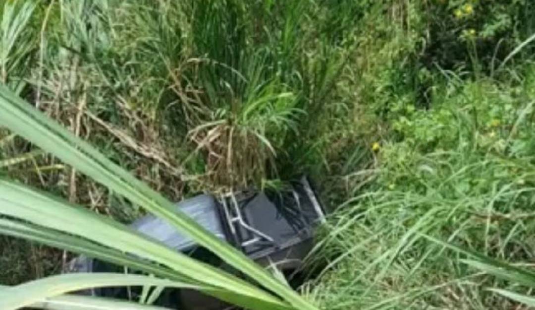 Accidente de tránsito en las vías del norte de Caldas. Crédito: Andrés Felipe Velásquez.