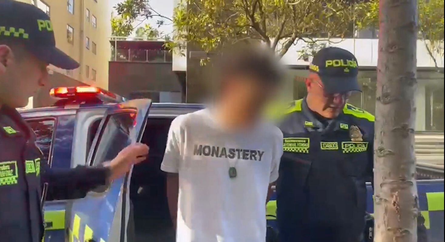 Capturado por robo en el norte de Bogotá / Cortesía