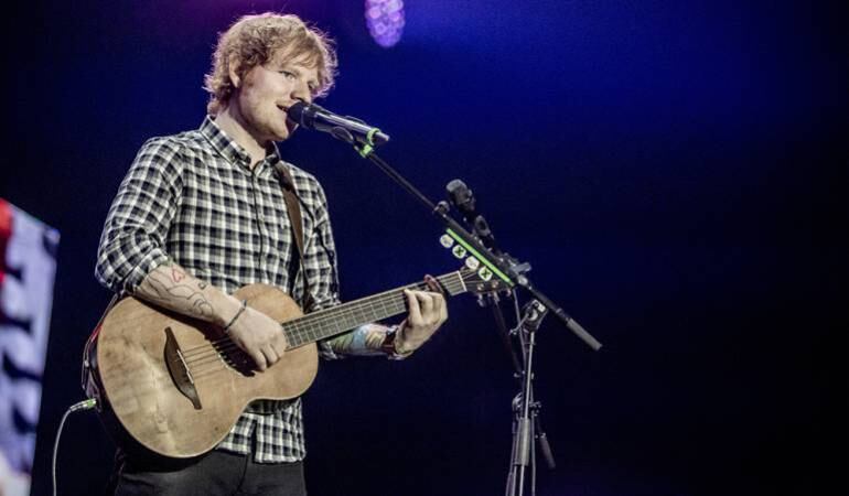 Ed Sheeran artista con mas ventas en el mundo en el 2017