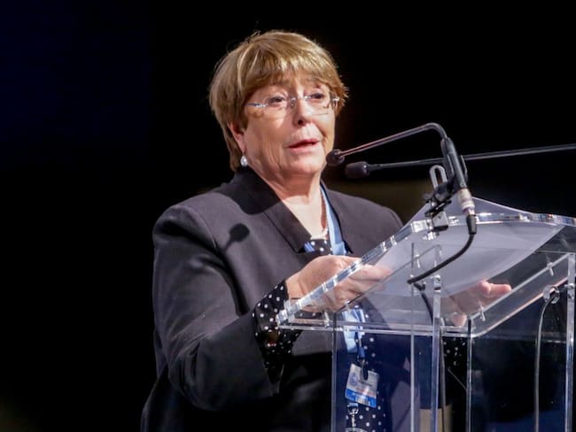 La comisionada de la ONU, Michelle Bachelet
