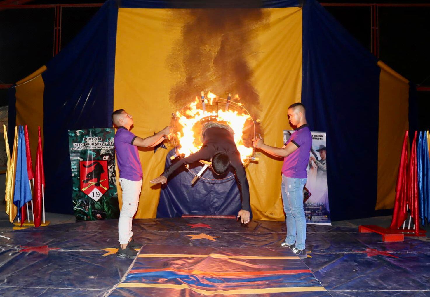 Circo Colombia del Ejército en San José del Guaviare.