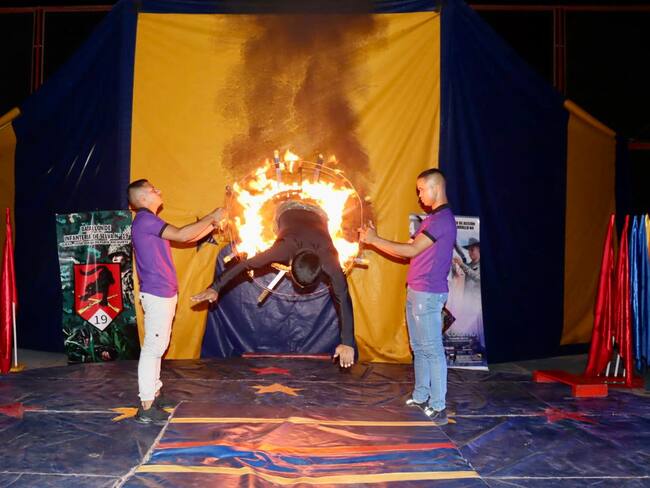 Circo Colombia del Ejército en San José del Guaviare.