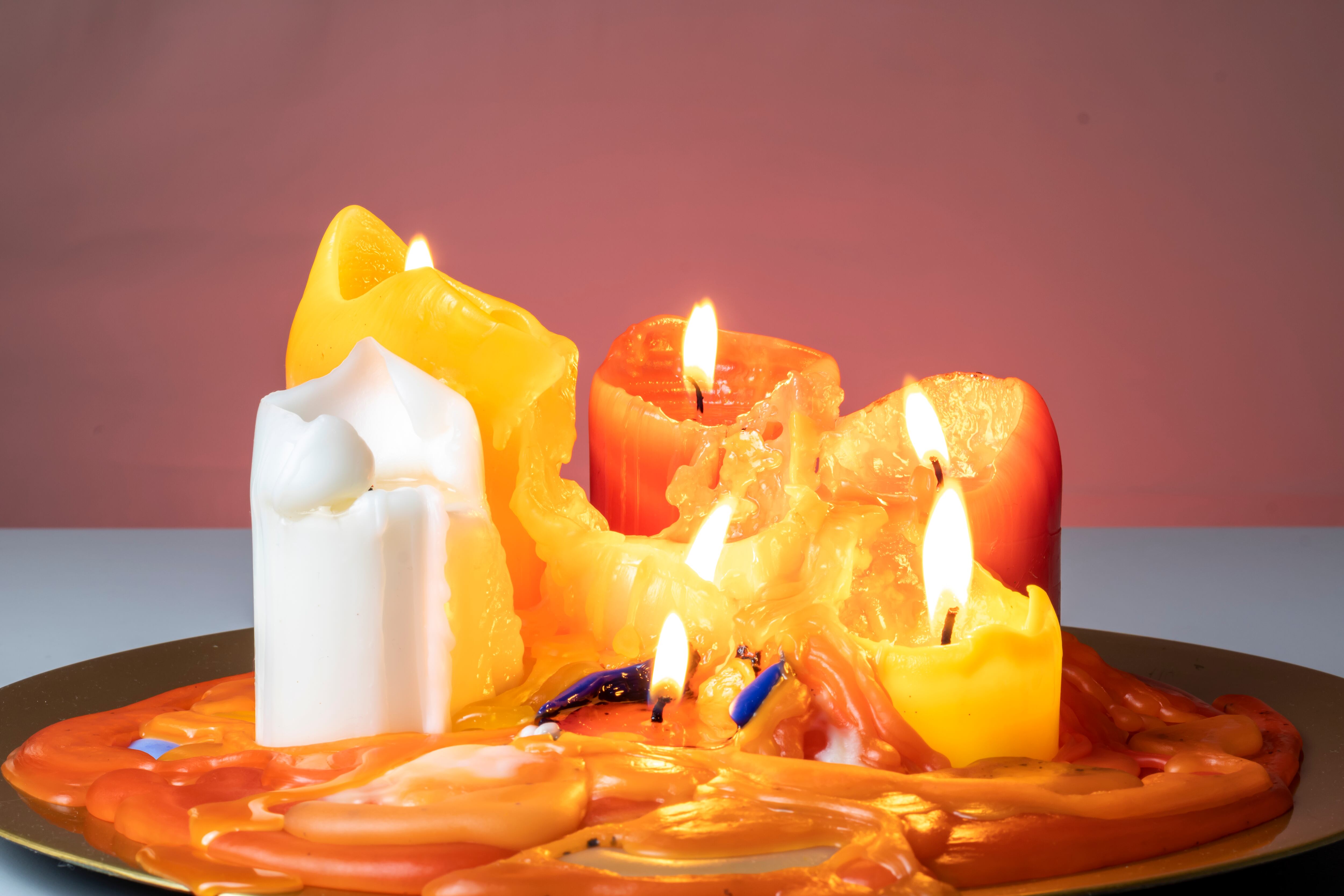 Velas derretidas (Getty Images).