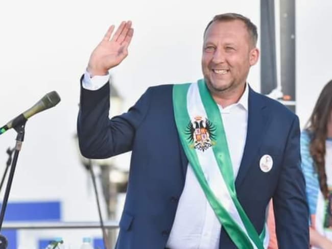Mikhail Krasnov, alcalde de Tunja (Foto vía cuenta de X @ElRusoAlcalde)