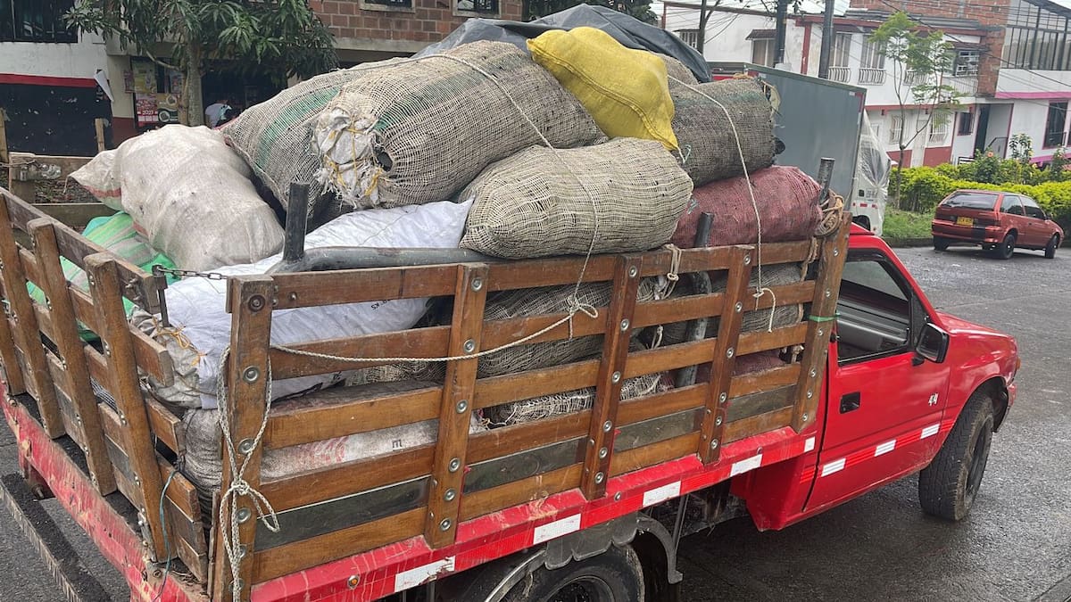 En Pereira fueron capturados dos hombres con 500 kilos de carbón vegetal