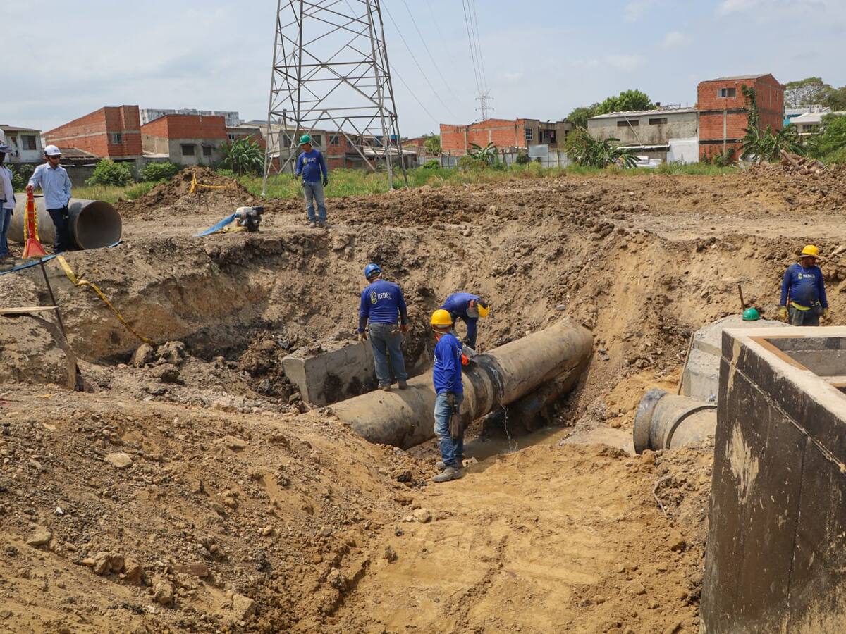 Parada técnica que tiene al 35% de Cartagena sin agua potable avanza según lo programado