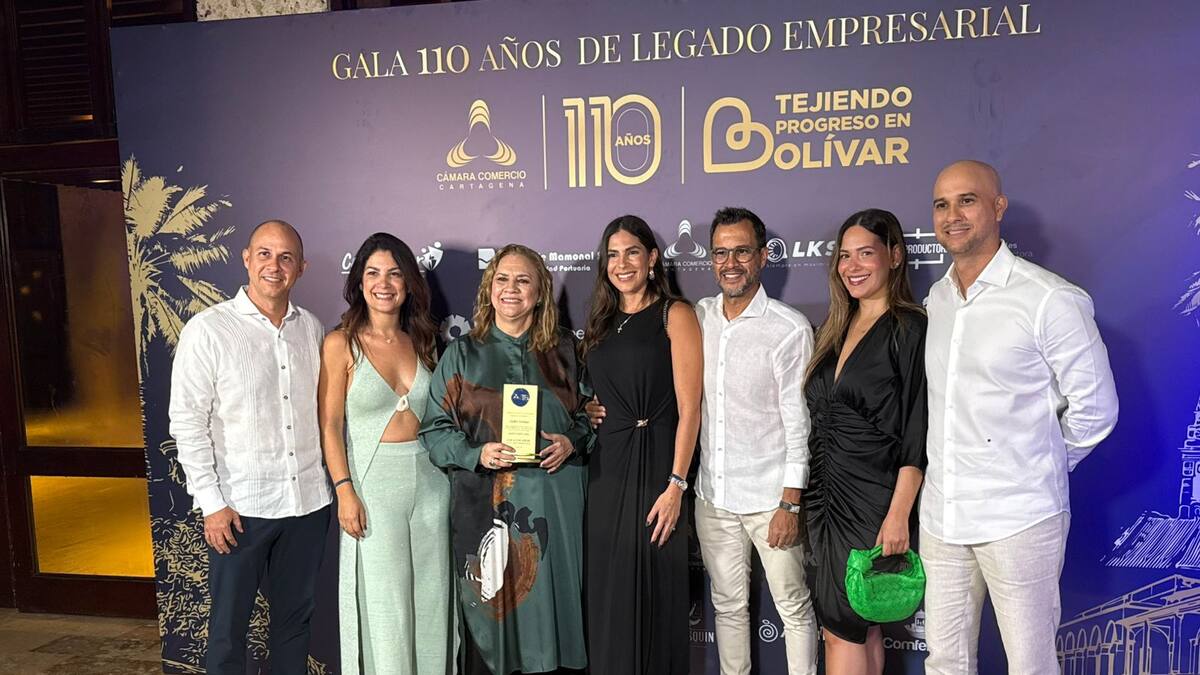 Gabi Arenas, exaltada como Mujer Empresaria en los 110 años de la Cámara de Comercio de Cartagena