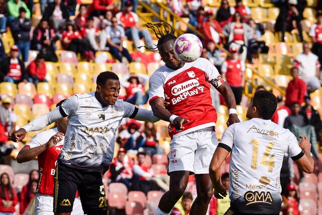 Hugo Rodallega de Independiente Santa Fe / Oficial de Colprensa.