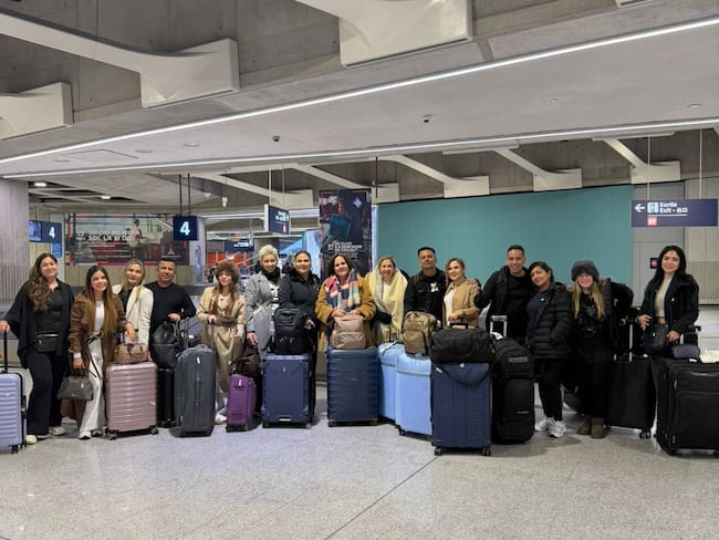 Empresarios textiles rumbo a Europa / Foto Alcaldía