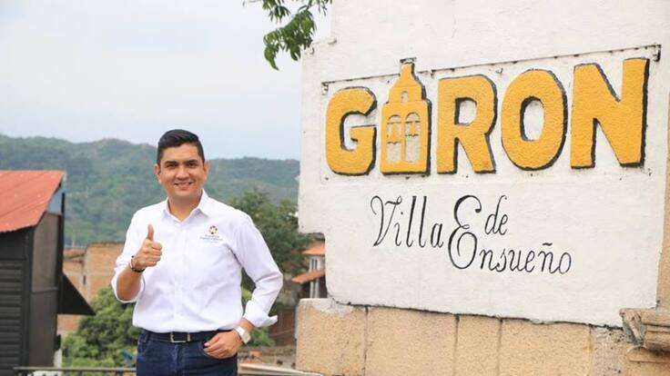 Juvenal Díaz Mateus, gobernador de Santander