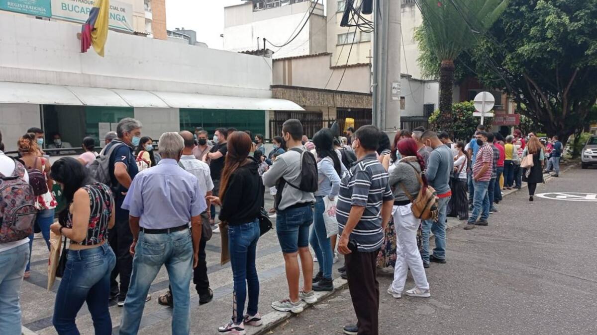 Es masiva la inscripción de cédulas en Bucaramanga