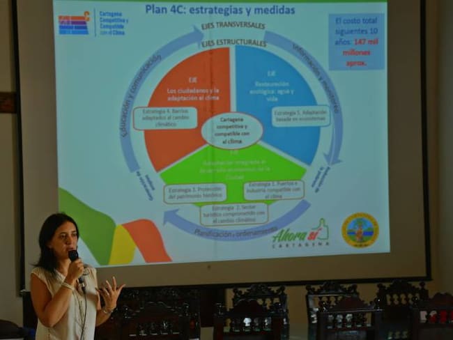 Cartagena ajusta presentación en París del Plan de Adaptación al Cambio Climático