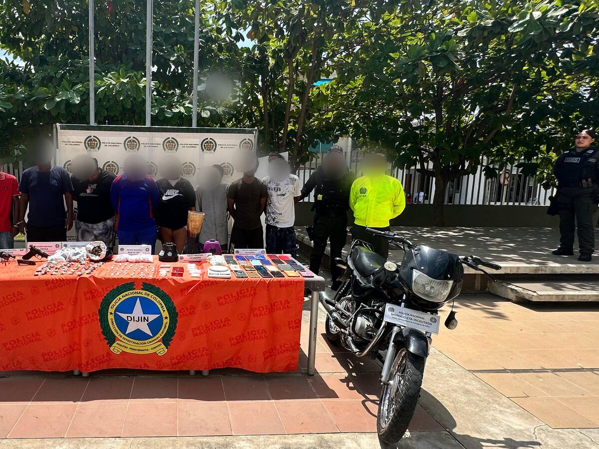 Capturaron a ocho presuntos jíbaros en Cartagena: vendían más de 100 millones de pesos mensuales