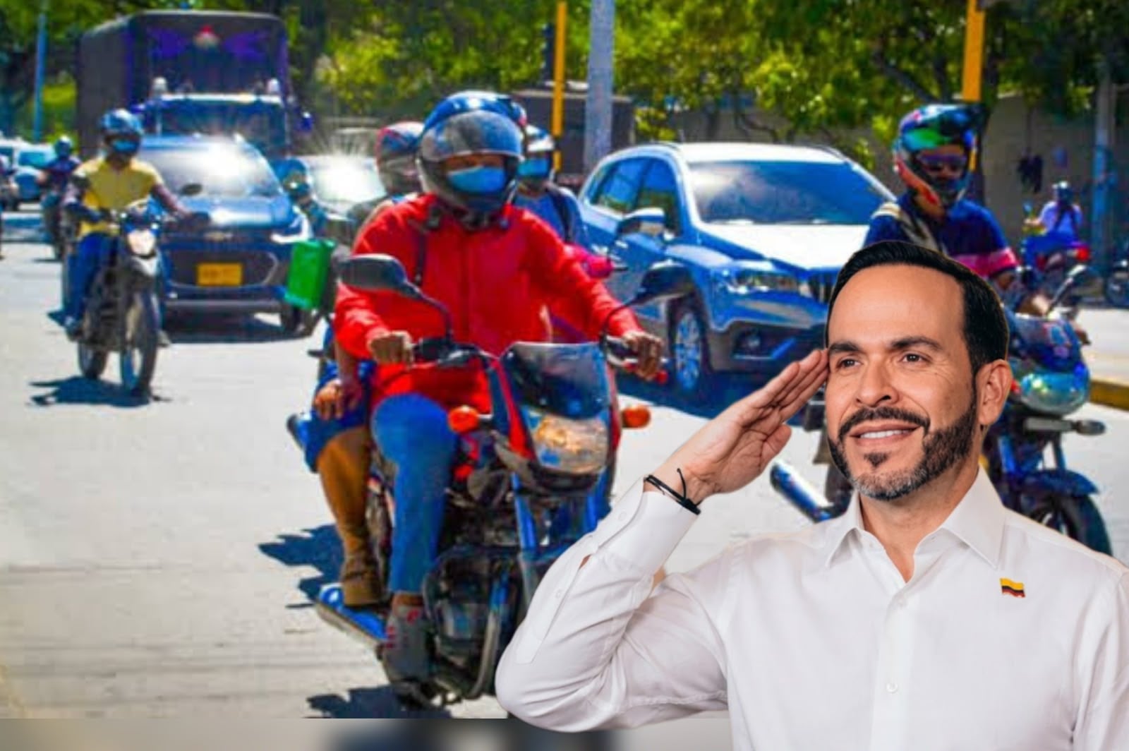 Habrá prohibición de parrillero en motocicletas, cierres viales y restricciones de estacionamiento por la visita presidencial. Foto: Presidencia/ Cortesía