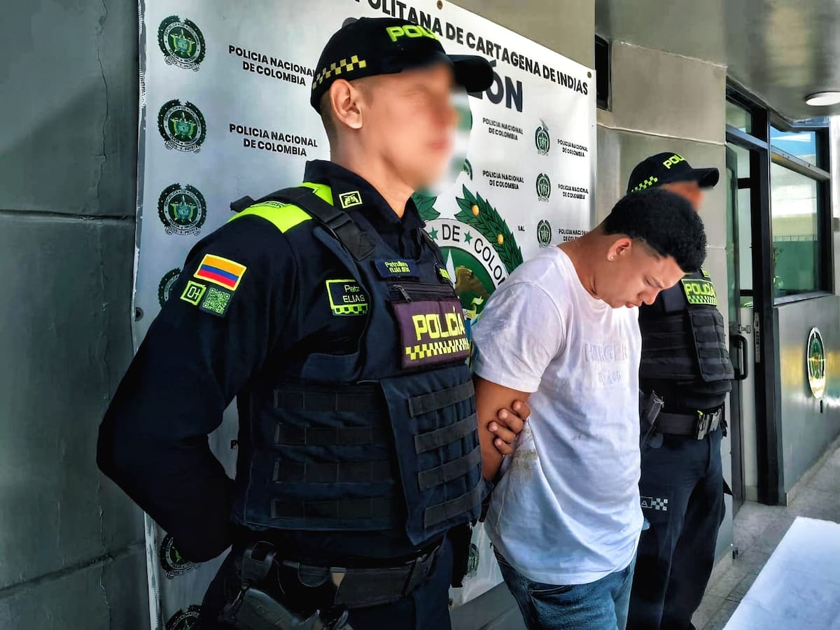 Cayó ‘Querubín’, el terror de los hurtos en Cartagena y registra 10 anotaciones judiciales