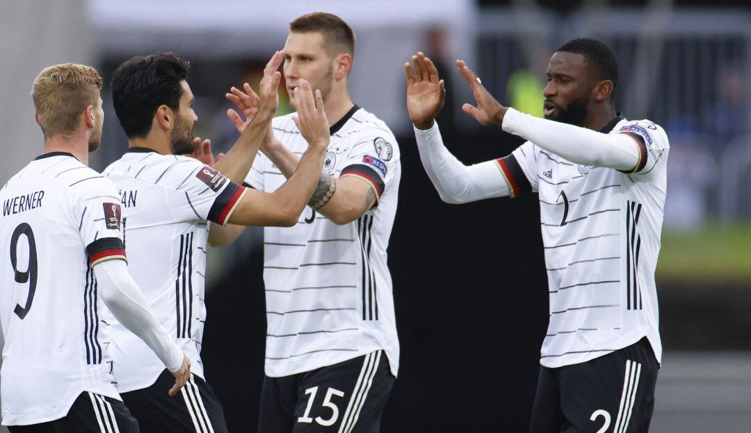 Selección alemania ante Islando en las Eliminatorias a Catar 2022