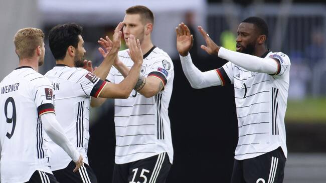 Selección alemania ante Islando en las Eliminatorias a Catar 2022