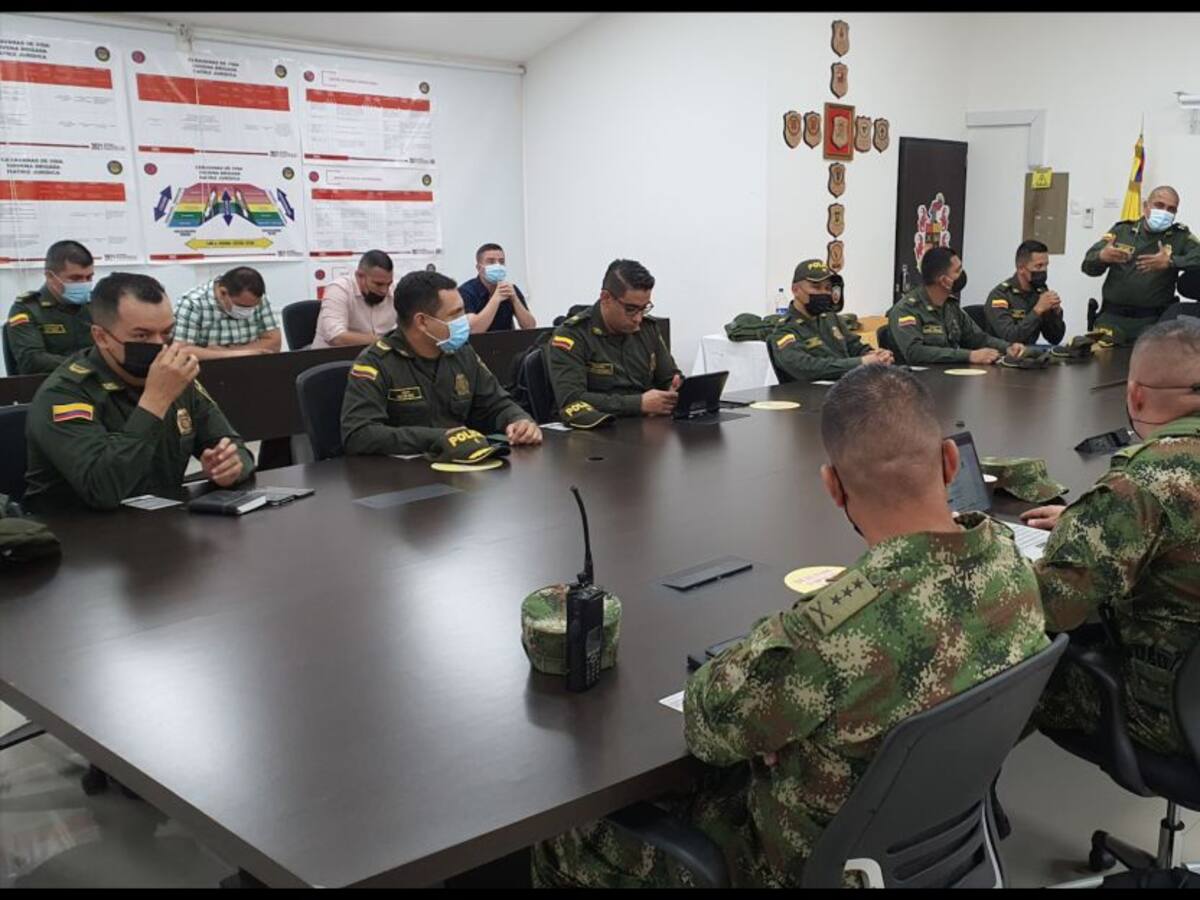 Ejército y Policía se reunieron para hablar de seguridad