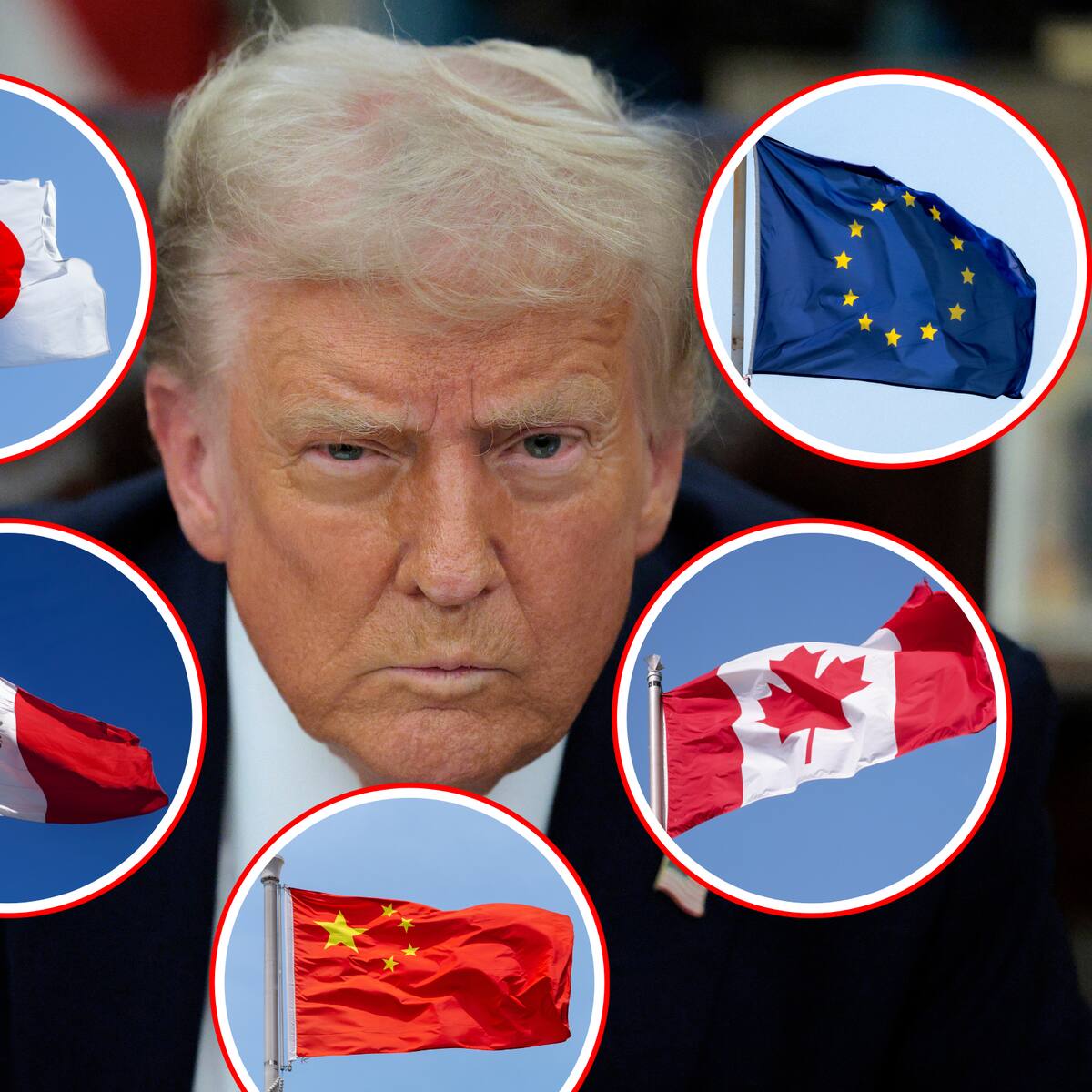 Trump reconoce que puede haber represalias por su guerra comercial
