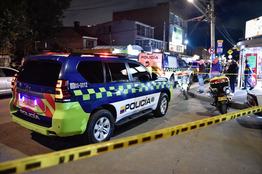 Lugar del atentado contra Miguel Uribe. Foto: Colprensa - Cristian Bayona