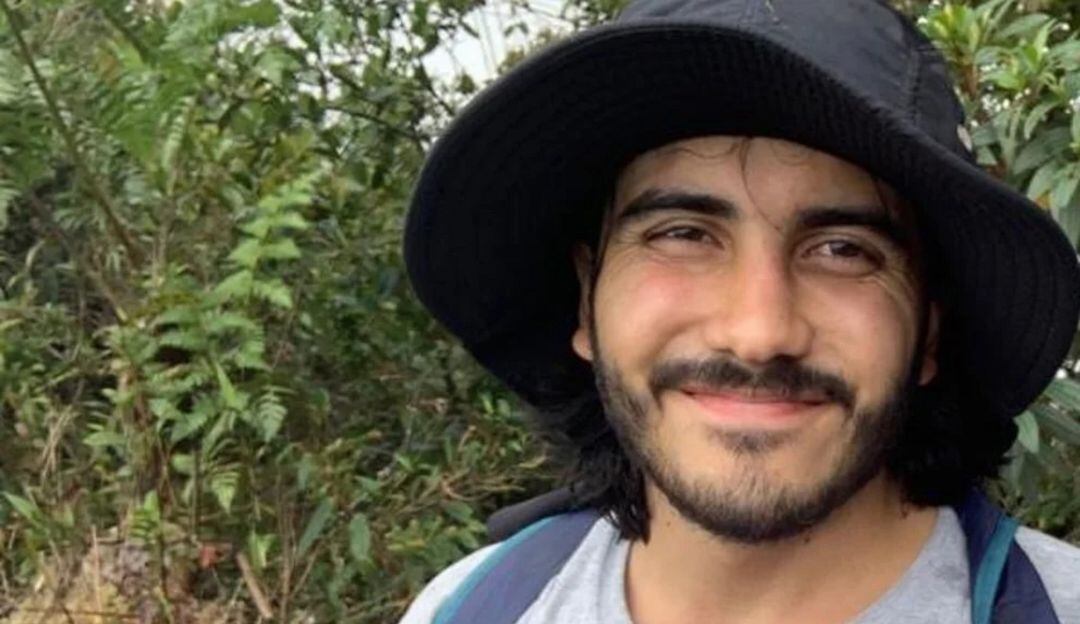 Andrés Camilo Peláez, ingeniero forestal, desaparecido en Antioquia. Foto: Cortesía.