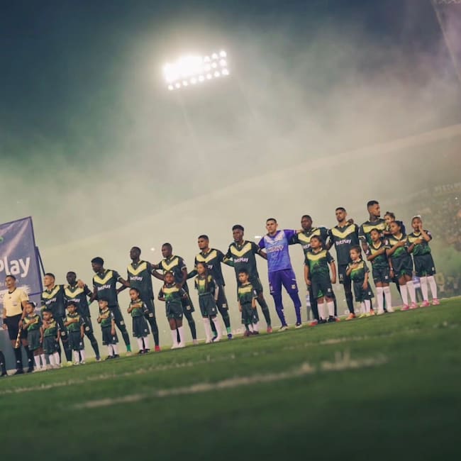 Deportes Quindío en la previa de su juego ante Internacional de Palmira / Instagram: Deportes Quindío