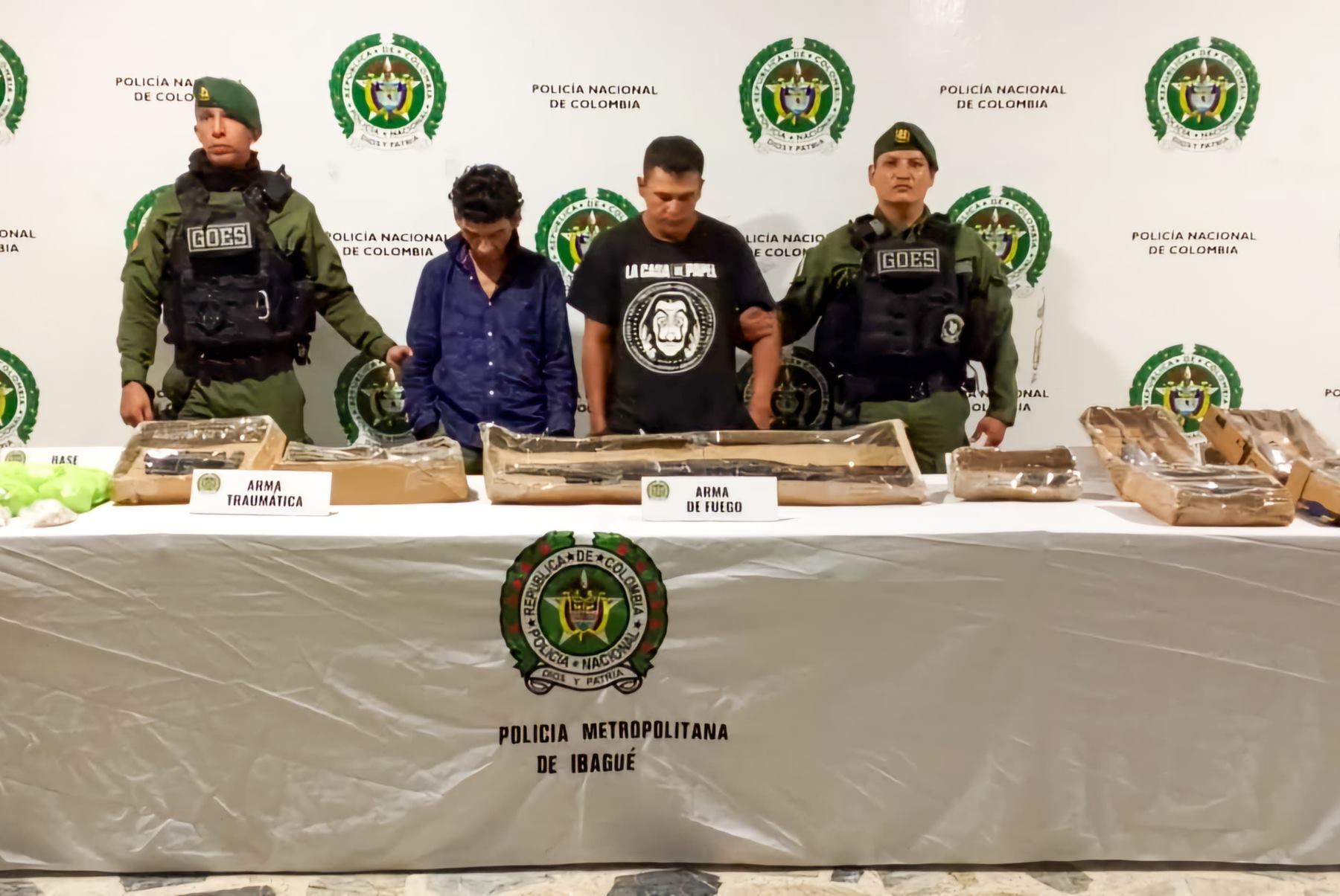 Capturas en la barrio Jazmín de Ibagué