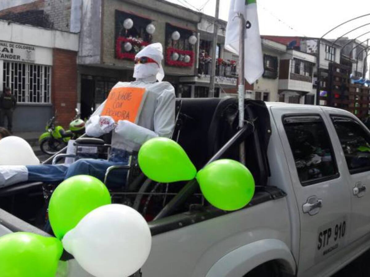 En Armenia, realizan caravanas en barrios donde históricamente han resultado quemados con pólvora