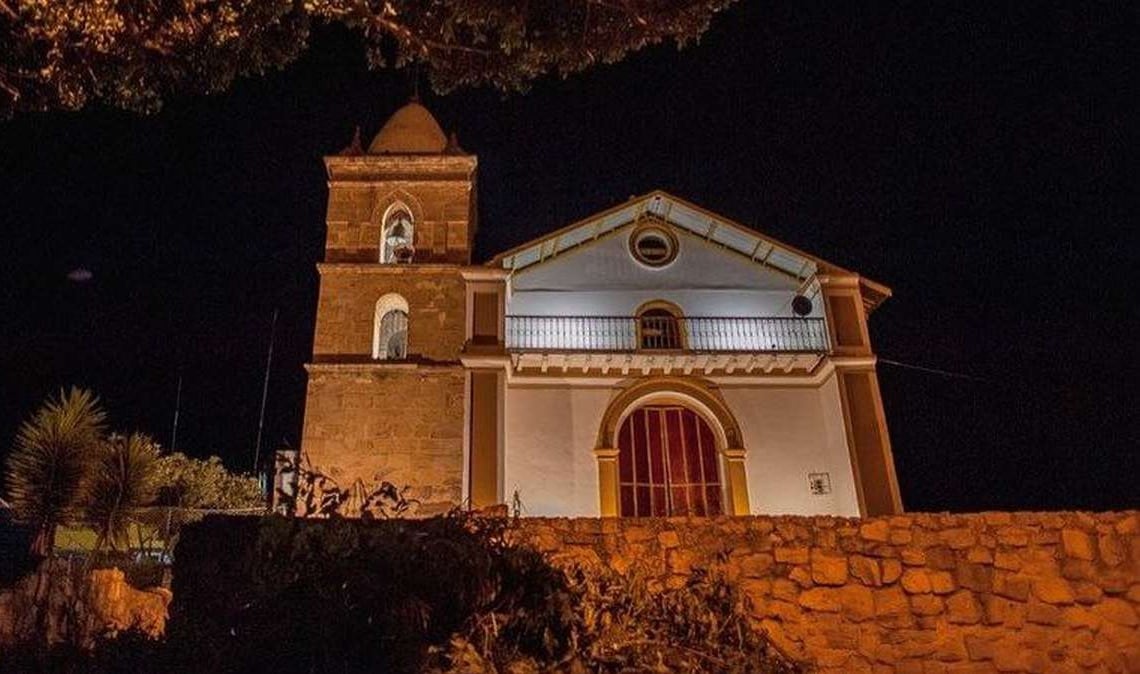 Templo de Santa Bárbara, cerro turístico de Sogamoso. Cortesía: Colprensa.