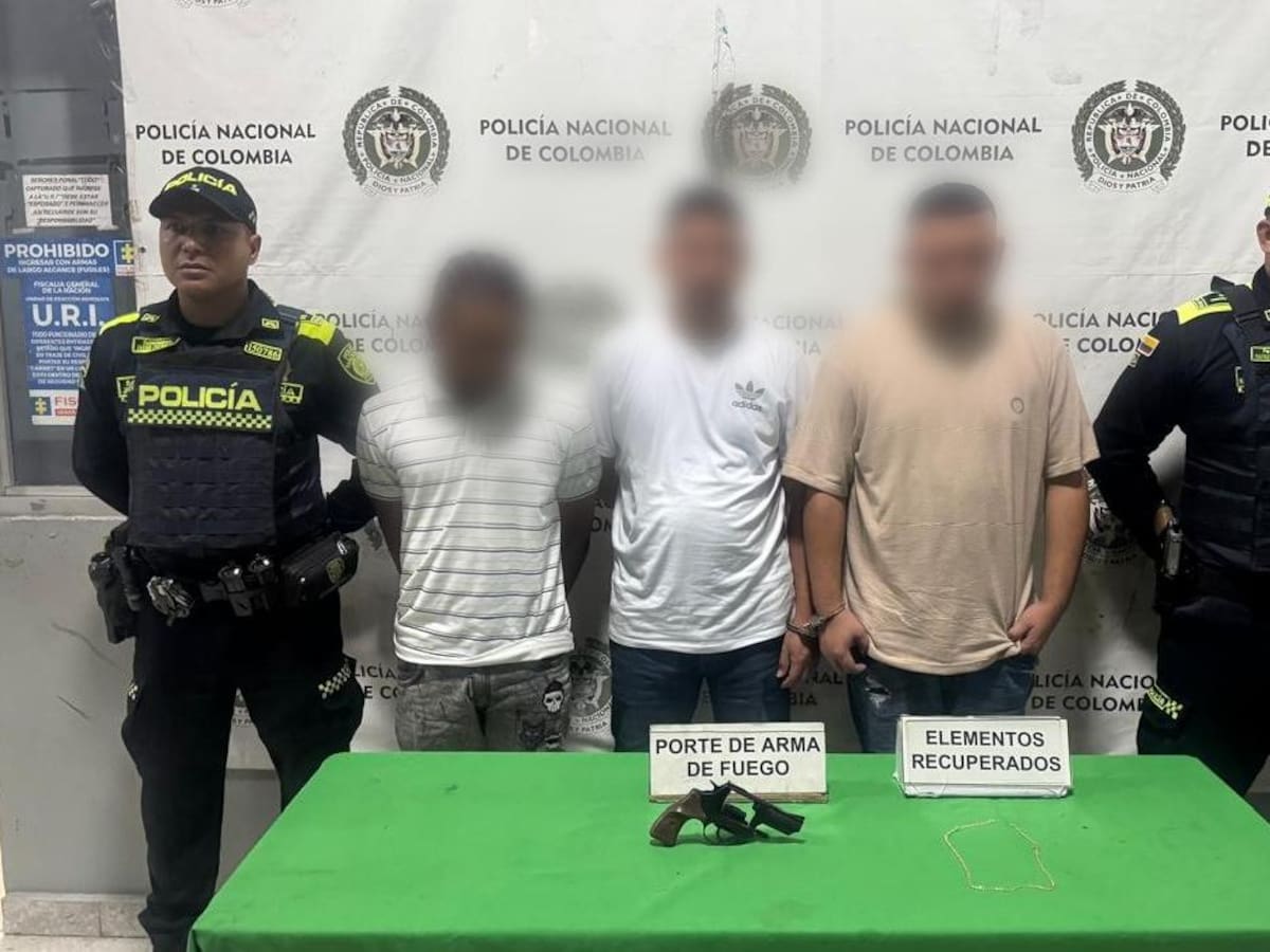 Capturan a tres personas por el hurto de una cadena de oro avaluado en $15 millones en Barranquilla