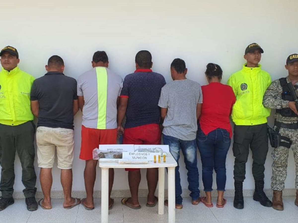 Policía de Bolívar captura 38 personas en Tiquisio y María la Baja
