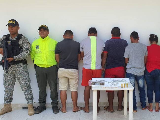 Policía de Bolívar captura 38 personas en Tiquisio y María la Baja