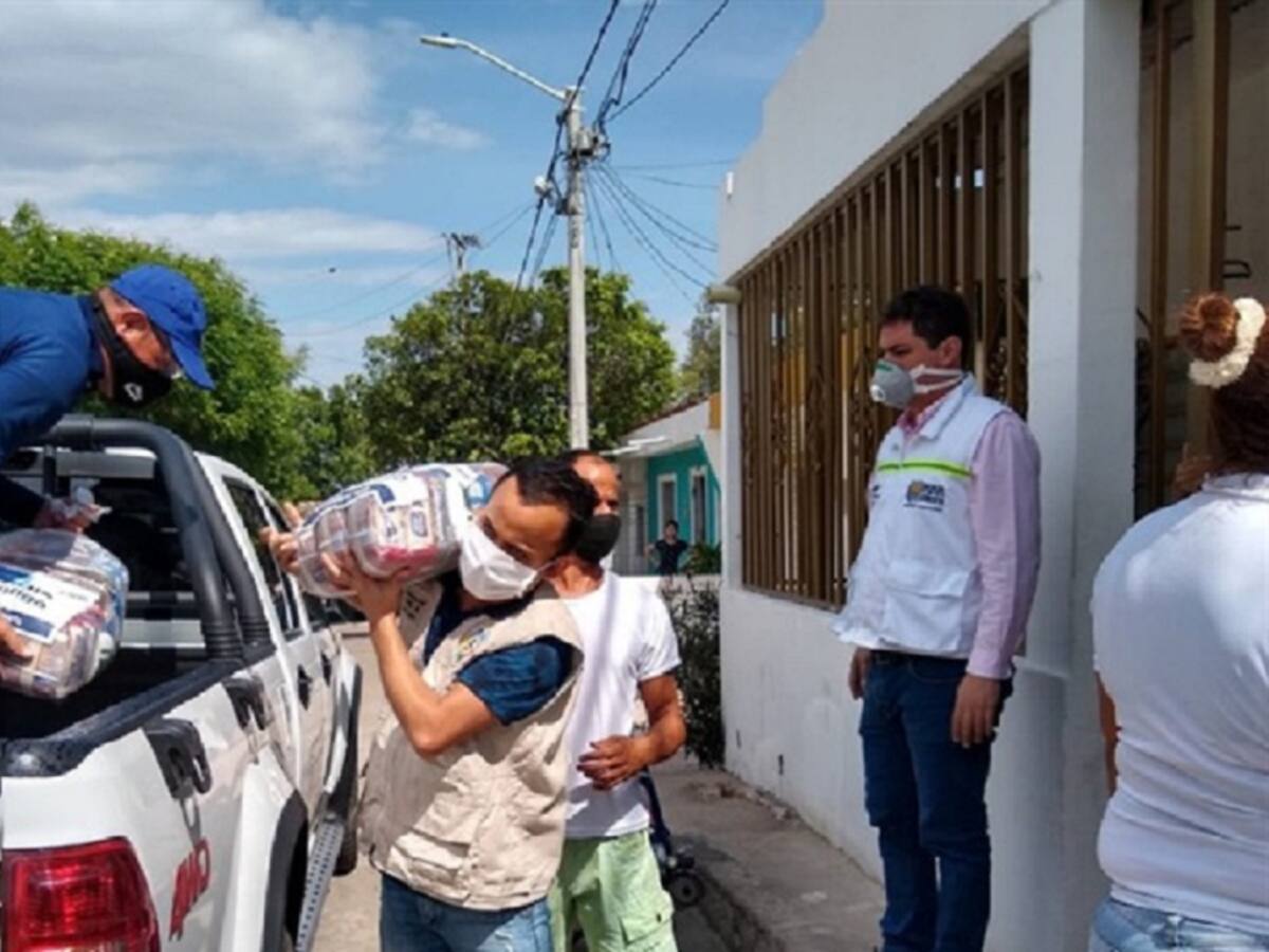 Críticas por entrega de mercados de la UNGRD en Cúcuta